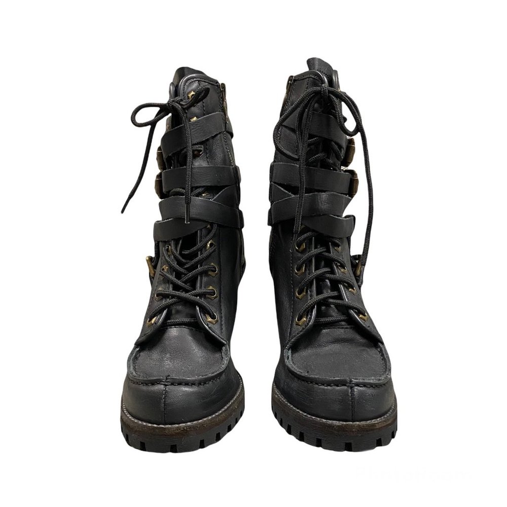 Ash Winona Black Leather Heel Shoes EU40 NIB